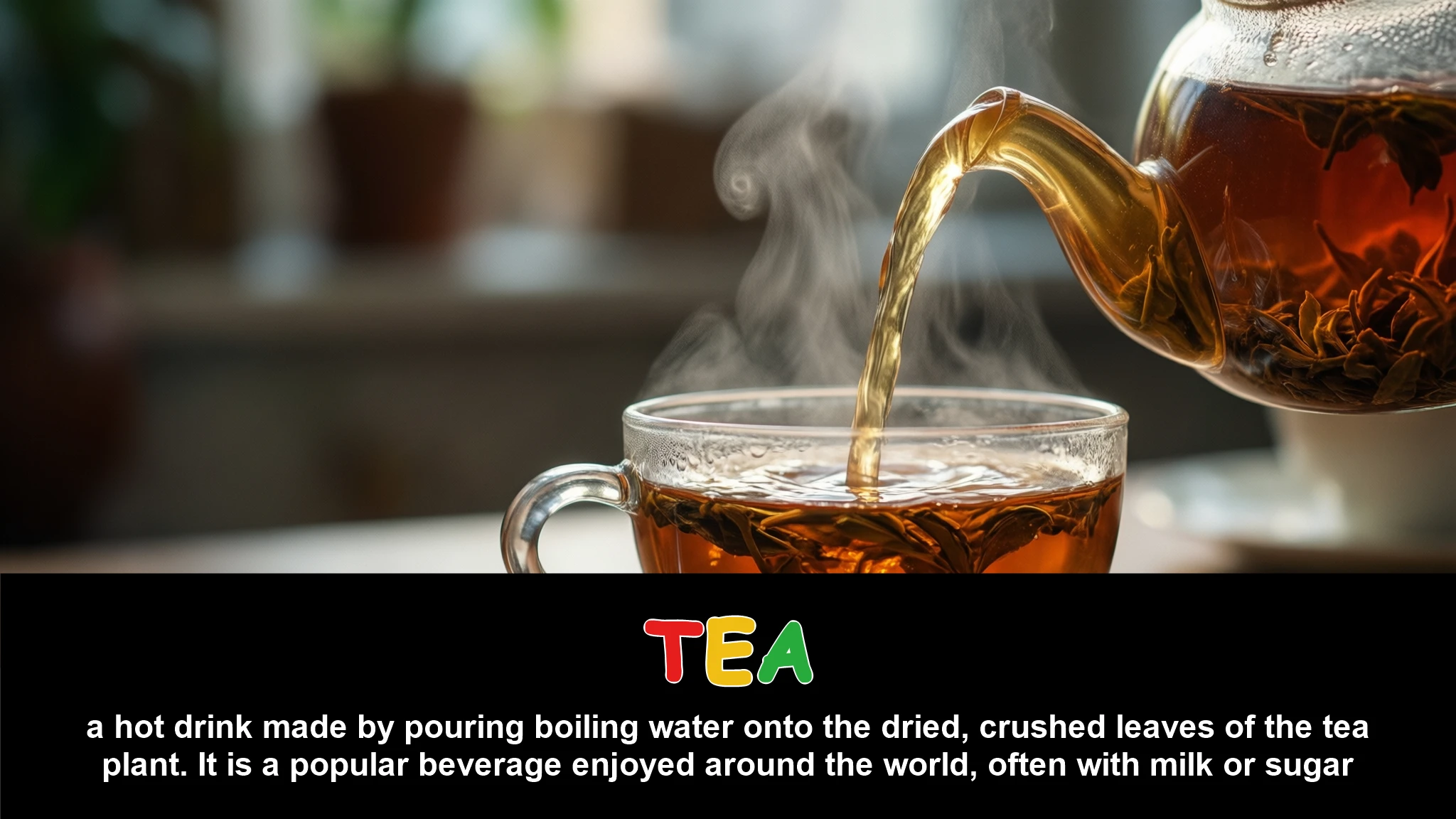 English Illustration for tea